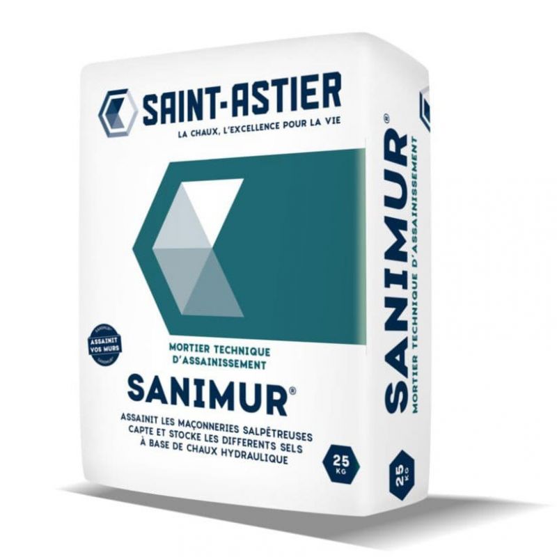ASTIER Mortier SANIMUR 25KG