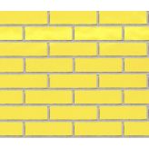 Plaquette de parement ÉMAILLÉ en terre cuite PL01 - Jaune