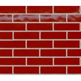 Plaquette de parement ÉMAILLÉ en terre cuite PL01 - Rouge De Mars