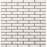Plaquette de parement LISSE en terre cuite PL02 - Blanc Neige