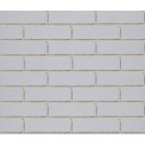 Plaquette de parement ÉMAILLÉ en terre cuite PL02 - Gris Clair Mat