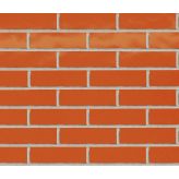 Plaquette de parement ÉMAILLÉ en terre cuite PL02 - Orange