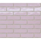 Plaquette de parement ÉMAILLÉ en terre cuite PL02 - Rose Calamine