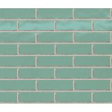 Plaquette de parement ÉMAILLÉ en terre cuite PL02 - Vert De Gris