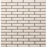 Plaquette de parement LISSE en terre cuite PL05 - Blanc Engobé