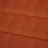 Tuile à manchon Volnay PV pour solaire surimposé - 1VPVM - Rouge Flammé