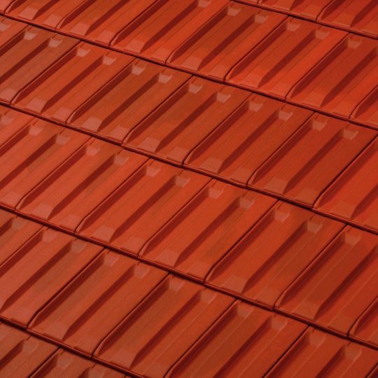 About à recouvrement de faitière angulaire - 458XL - Rouge